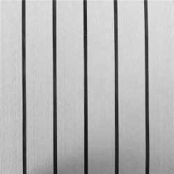 Harmaa ja musta 120x240 cm eva-vaahtomuovi tiikkiterassilevy veneelle 5 mm