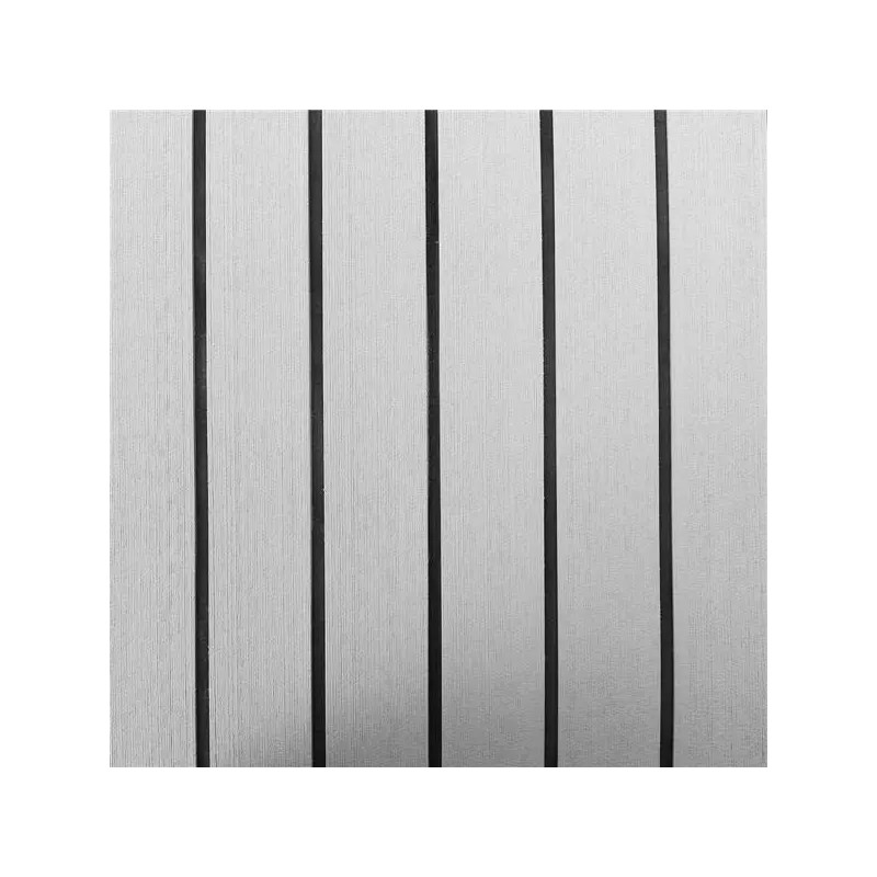 Harmaa ja musta 120x240 cm eva-vaahtomuovi tiikkiterassilevy veneelle 5 mm