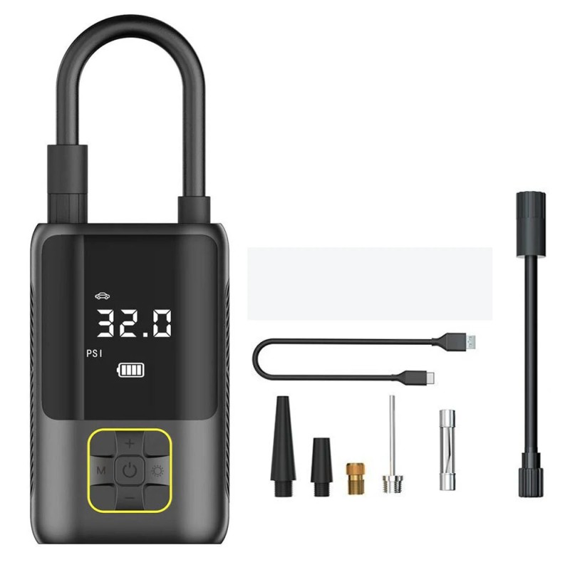 TUERBB T AP71 kannettava langaton ilmakompressori 150PSI digitaalinen näyttö nopea renkaiden täyttö