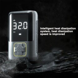 TUERBB T-AP71 kannettava langaton ilmakompressori 150PSI digitaalinen näyttö nopea renkaiden täyttö