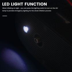 POPDEER PD-E Pro langaton nelitoiminen rengaspumppu autonpesuri pölynimuri varavirtalähde