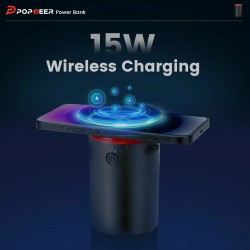 POPDEER PD-E Pro langaton nelitoiminen rengaspumppu autonpesuri pölynimuri varavirtalähde