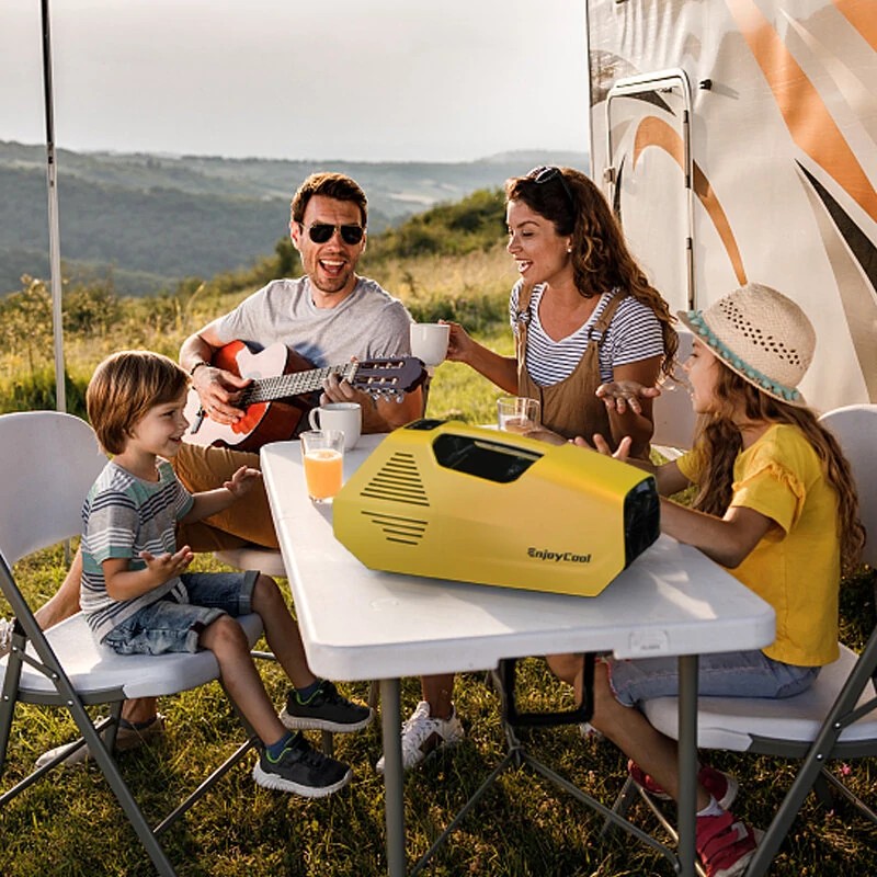 Enjoy Cool pieni kannettava ilmastointilaite autoon telttaan ja kotiin