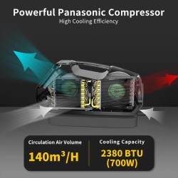 Enjoy Cool pieni kannettava ilmastointilaite autoon telttaan ja kotiin