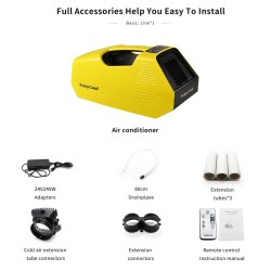 Enjoy Cool pieni kannettava ilmastointilaite autoon telttaan ja kotiin