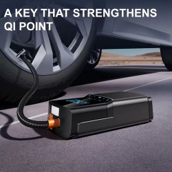 Kaksitoiminen auton apukäynnistin ja ilmakompressori monitoiminen renkaan täyttölaite tehopankki