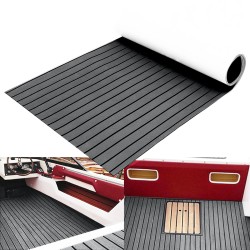 ELuto 240 x 90 x 6 mm veneen lattialevy tekotiikki etyleenivinyyliasetaatti vaahtolevy harmaa vedenpitävä