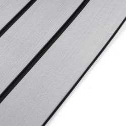 Harmaa 300x90x0,6 cm EVA venepohja tiikki-tyylinen lattiamatto