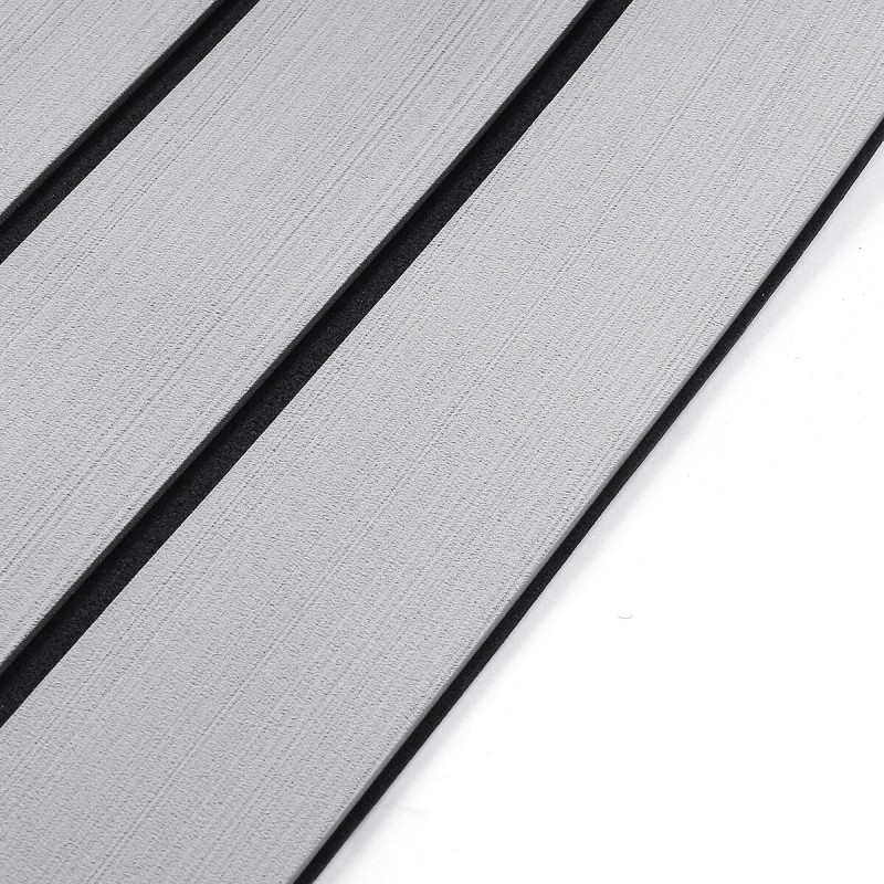 Harmaa 300x90x0,6 cm EVA venepohja tiikki-tyylinen lattiamatto