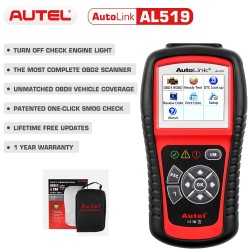 Autel AL519 OBD2 vianlukija auton diagnostiikkatyökalu koodinlukija päästöjen valmiustarkistus
