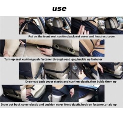 Yleismallinen etuistuimen suojapäällinen pu-nahkainen hengittävä pehmuste valinnainen