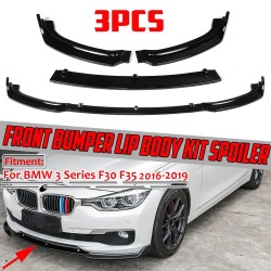 Kiiltävän musta etupuskurin huulispoileri BMW 3-sarjan F30 F35 2016-2019