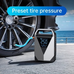 Kannettava 3000A/4500A autokäynnistin ja ilmakompressori 150PSI renkaiden täyttö USB-C-tulo varavirtalähde LED-hätävalo