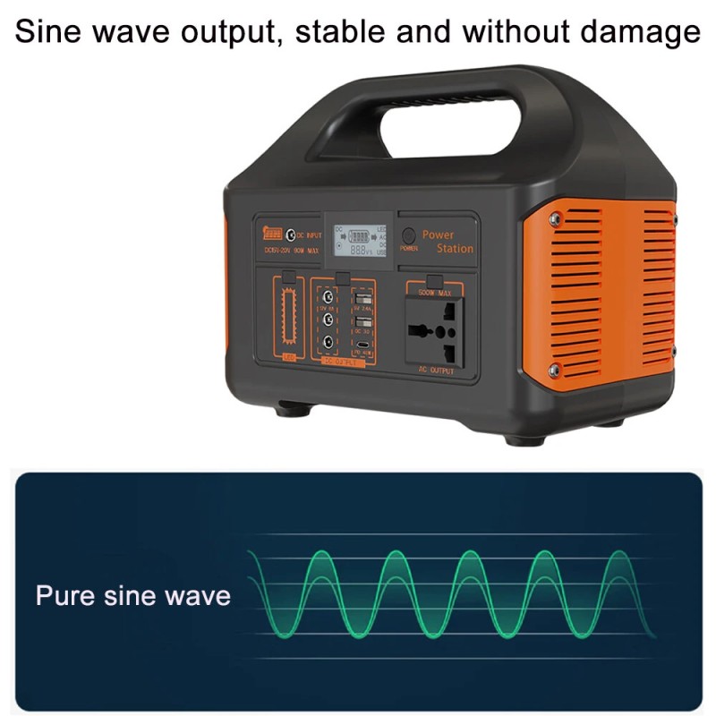 JSDSOLAR JSD009 300W 265Wh 220V EU-matkailuautojen energianvarastolaatikko puhdas siniaaltolähtö