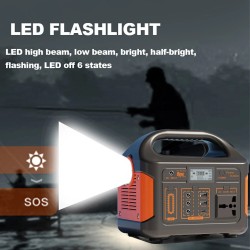 JSDSOLAR JSD010 500W 460Wh 220V EU-versio energiavarastolaatikko varavirtalähde monilaitteiden lataukseen retkeilyyn