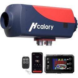 HCALORY HBU1S 8KW diesellämmitin 10L nopea lämmitys Bluetooth ohjaus ajastin korkeusasetukset