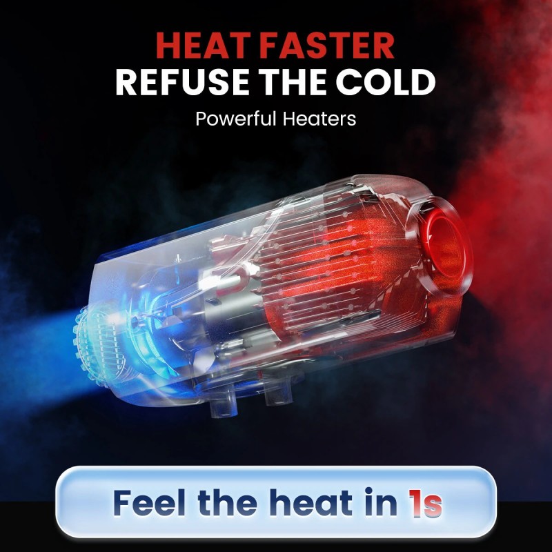 HCALORY HBU1S 8KW diesellämmitin 10L nopea lämmitys Bluetooth-ohjaus ajastin korkeusasetukset