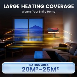 HCALORY HBU1S 8KW diesellämmitin 10L nopea lämmitys Bluetooth-ohjaus ajastin korkeusasetukset