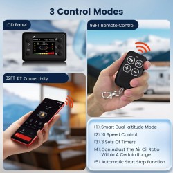 HCALORY HBU1S 8KW diesellämmitin 10L nopea lämmitys Bluetooth-ohjaus ajastin korkeusasetukset