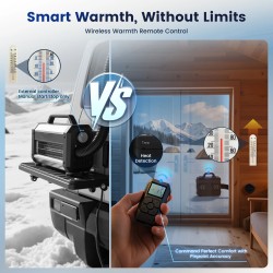 HCALORY TB2S+ dieselpysäköintilämmitin 6L 8kW älyohjaus Bluetooth-sovellus CO-hälytys