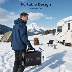 HCALORY TB2S+ dieselpysäköintilämmitin 6L 8kW älyohjaus Bluetooth-sovellus CO-hälytys