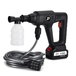 POPDEER PD-W01 langaton autonpesukone 4,0 Ah 200 bar 3500 W kuusitoiminen monitoimisuutin