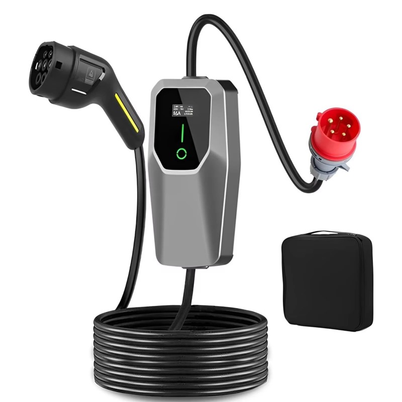 Tyypin 2 sähköauton laturi 11 kW kolmivaiheinen säädettävä 6 16A ajastimella CEE5EE1634Y CEE5EE16310Y