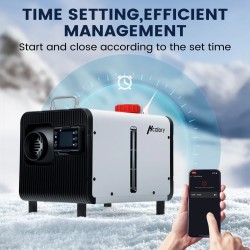 HCALORY HBH2 5L 8KW diesel-lämmitin automaattikäynnistys bluetooth kaukosäädin matkailuautoihin veneisiin