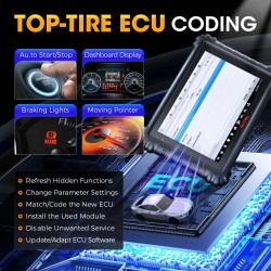 Autel MS906 Pro auton diagnostiikkatyökalu ohjausyksikön koodaus kaksisuuntaiset testit