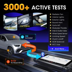 Autel MS906 Pro auton diagnostiikkatyökalu ohjausyksikön koodaus kaksisuuntaiset testit