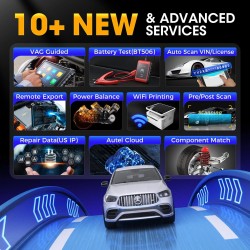 Autel MS906 Pro auton diagnostiikkatyökalu ohjausyksikön koodaus kaksisuuntaiset testit