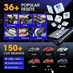 Autel MS906 Pro auton diagnostiikkatyökalu ohjausyksikön koodaus kaksisuuntaiset testit