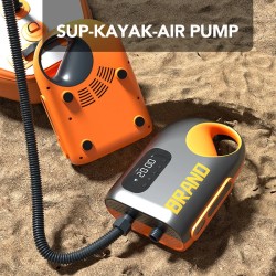 Kannettava sähköinen ilmapumppu SUP-laudalle kajakkiin veneeseen 20 PSI 12000mAh