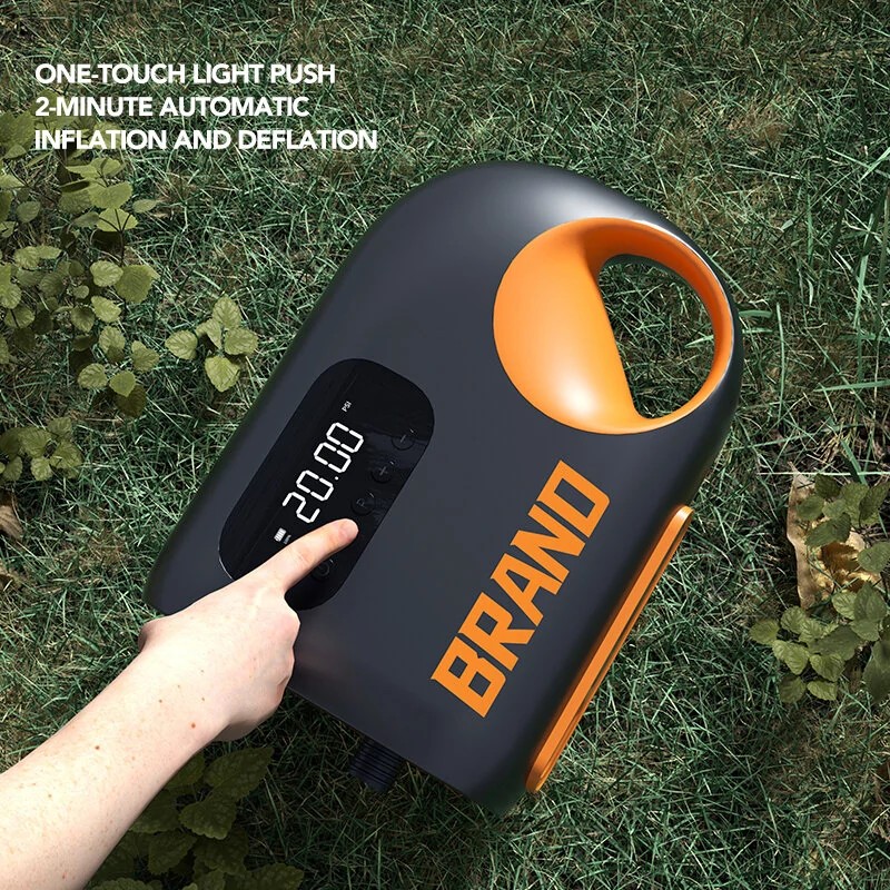 Kannettava sähköinen ilmapumppu SUP-laudalle kajakkiin veneeseen 20 PSI 12000mAh