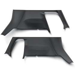 Täysin käärityt takatavaratilan sivupotkusuojat musta Tesla Model Y 2025