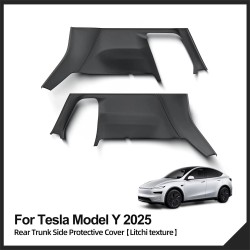 Takatavaratilan sivupotkusuojat musta Tesla Model Y 2025