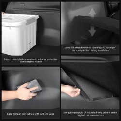 Takatavaratilan sivupotkusuojat musta Tesla Model Y 2025