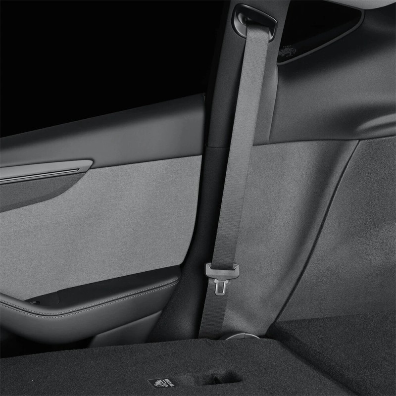 Takatavaratilan sivupotkusuojat musta Tesla Model Y 2025