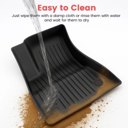 Lattiamattosarja Tesla Model 3 Highland 2024-2025 TPE vedenpitävä liukumaton 3-osainen