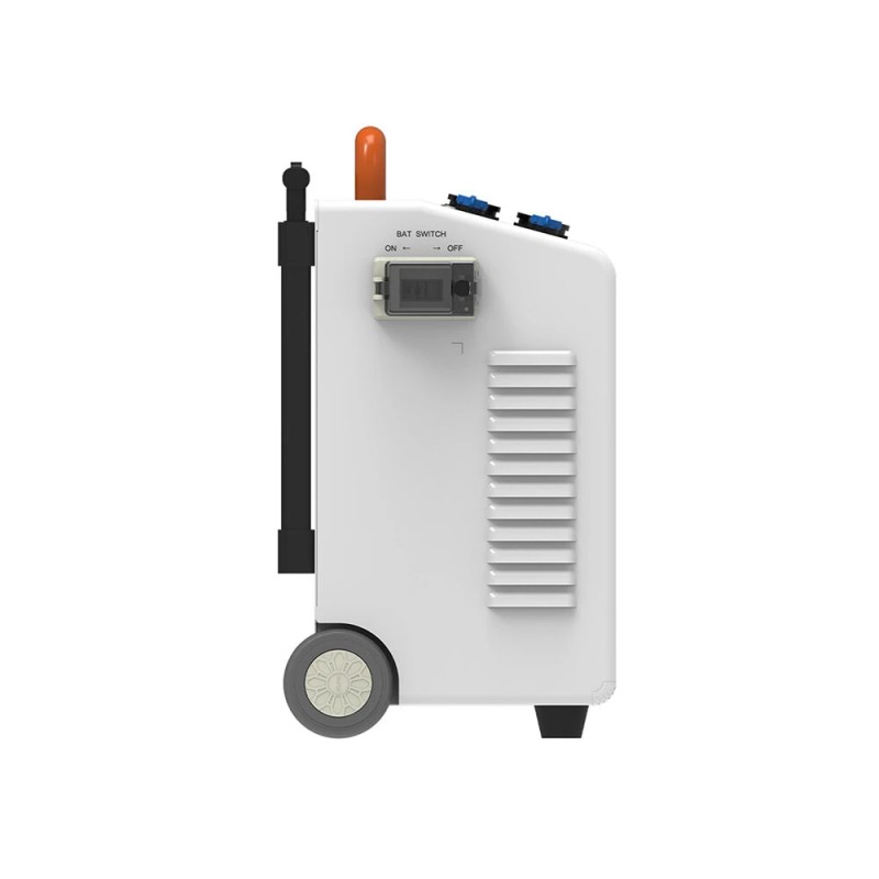 LANPWR UBird-XN-Plus-50E kannettava matkalaukkumainen 5,12kWh varastointijärjestelmä 5000 W vaihtovirta pyörillä