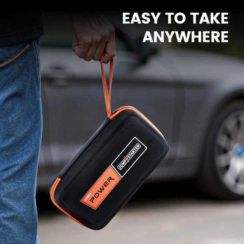 T48-60 2000A apukäynnistin kannettava hätävirtapankki 12V bensiini 3.0L diesel 2.0L led-valolla usb-lähdöllä