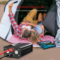 Puhdas siniaaltoinvertteri SP12/230-1500L 1500W jatkuvateho 3000W huipputeho 12V–230V 50Hz korkea hyötysuhde suojaus