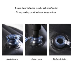 Auton puhallettava matkapatja takapenkille monikäyttöinen sohvatyyny retkeilyyn sisältää pumpun ja korjauspaketin