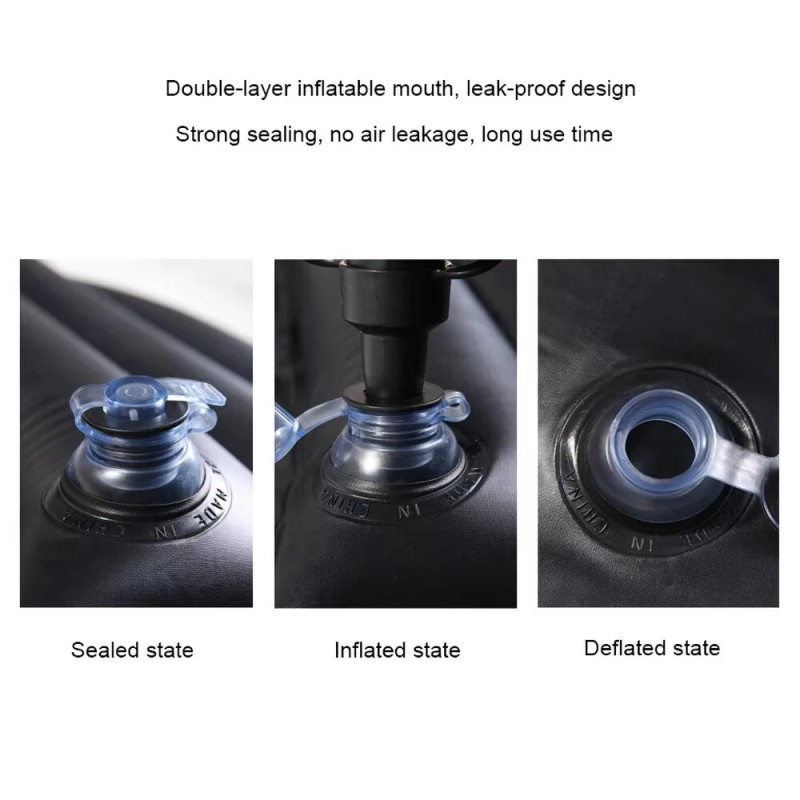 Auton puhallettava matkapatja takapenkille monikäyttöinen sohvatyyny retkeilyyn sisältää pumpun ja korjauspaketin