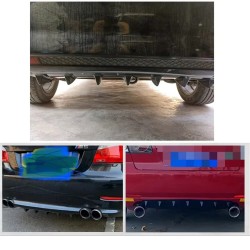 Takapuskurin yleismallinen 3-osainen haieneväspoileri 7-eväinen BMW E60 E46 E90 F10 Audi A4 B8 A6