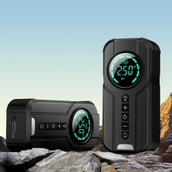 TUERBB T-AP01 langaton ilmapumppu 150psi minikokoinen kannettava auton hätävirtapankki HD-näyttö