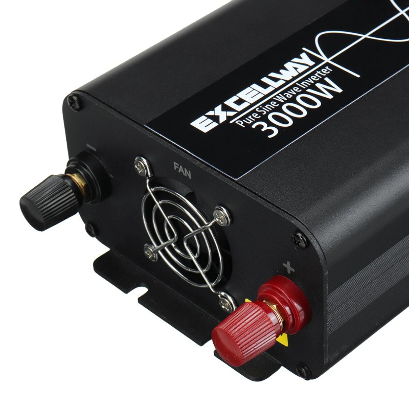 Excellway 10000 wattin maksimiteho 50 hertsi 12/24/48 volttia 220 volttia puhdas siniaalto aurinkoinvertteri digitaalinäytöllä