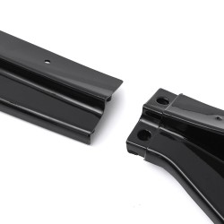 Golss musta etupuskurin huulispoileri M Sport 3-osainen BMW 3-sarja G20 2019-2020