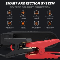 Kannettava 2000A apukäynnistin ja ilmakompressori 150PSI 16000mAh varavirtapankki led-taskulamppu