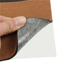 Eva-vaahtopaneeli 2400x600x6 mm veneen lattialle tekotiikki ruskea musta viiva